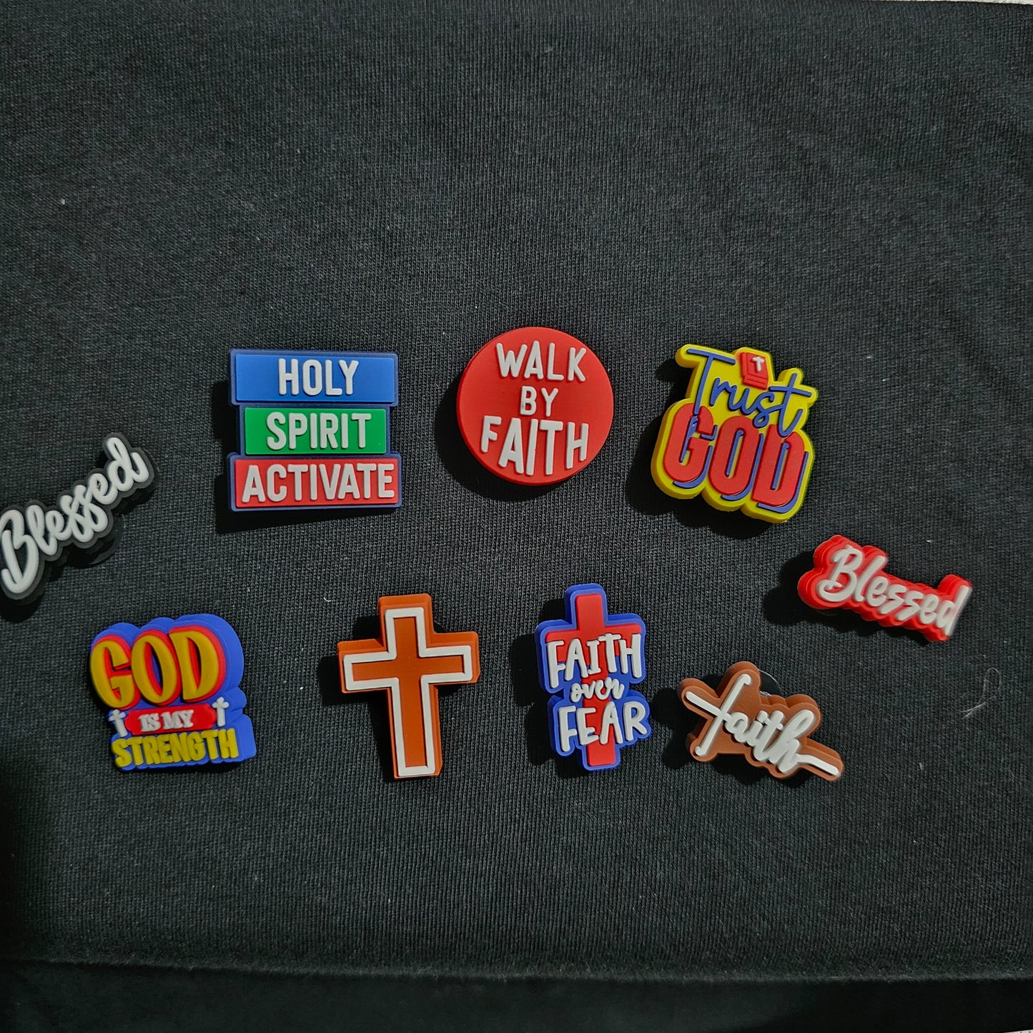 Christian PVC Charms Accessories for clogs and beach bags