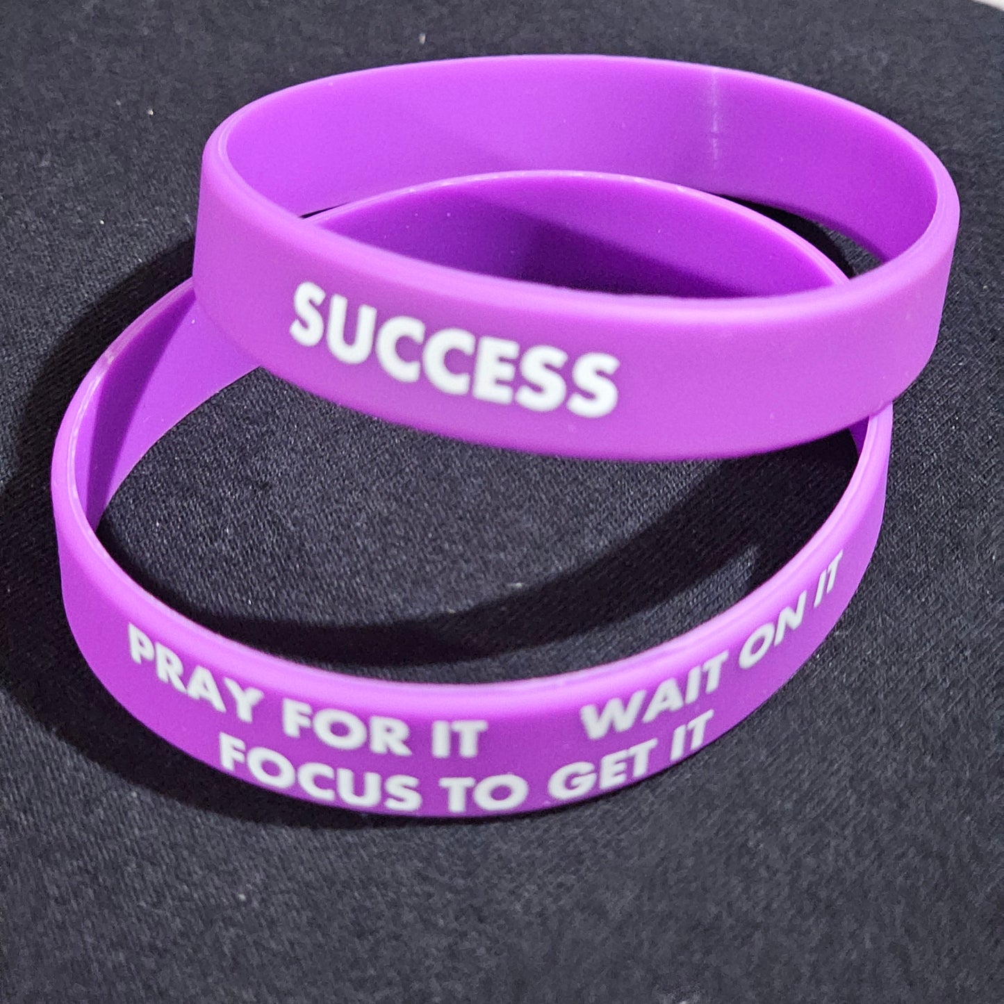 Motivational By God Creations ™  Wristband /Motivational Silicone Wristbands with Inspirational Messages