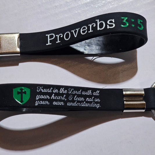 Inspirational Bible Scripture Silicone Keyrings